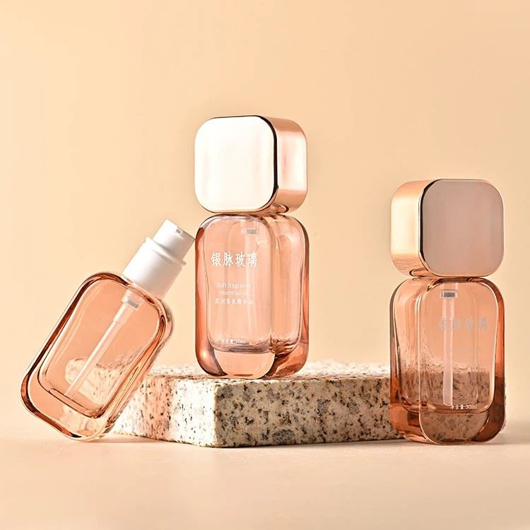 amber foundation liquid lotion bottles